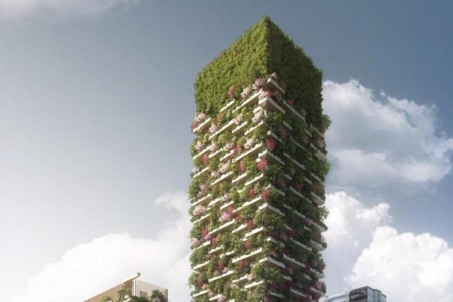 Nankin Green Towers - zielone wieżowce w Chinach