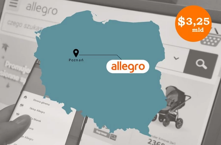 4. Grupa funduszy przejmie Allegro od firmy Naspers za 3,25 mld dol.