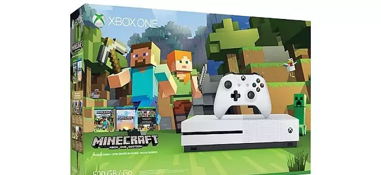 Microsoft może być spokojny o jesienną sprzedaż Xboksa One - oto Xbox One S Minecraft Bundle
