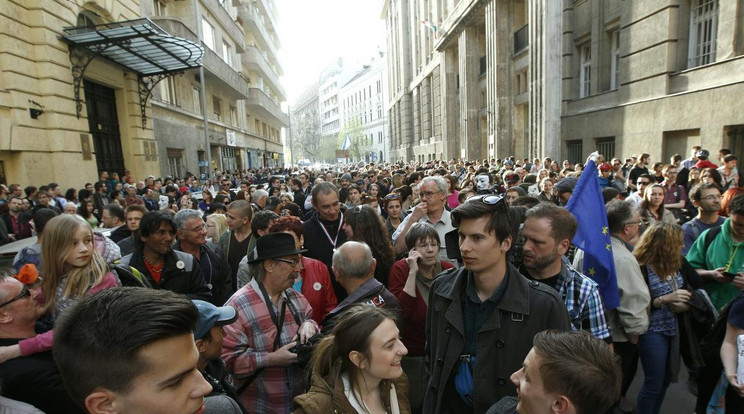 Hallgatói demonstráció Budapesten