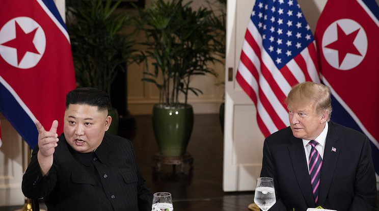  Kim Dzsong Un és Donald Trump találkozója /Fotó: Northfoto