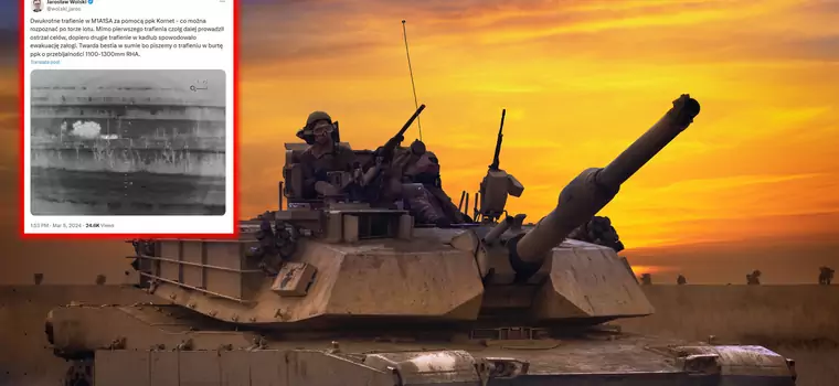 Ukraina traci kolejne czołgi Abrams. Wideo z walk pokazuje ich wytrzymałość
