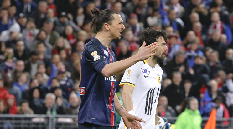 Zlatan Ibrahimovic nem így tervezte a szerdai tréninget /Fotó: AFP