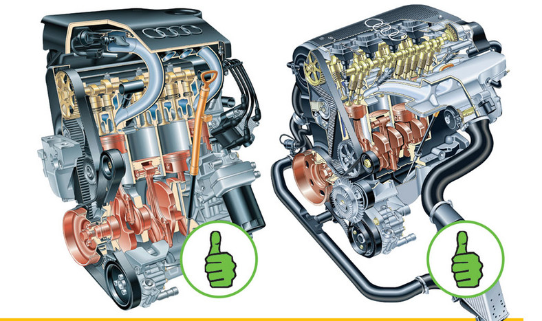 Grupa Volkswagena –  silniki 1.6 8V MPI i  1.8 Turbo