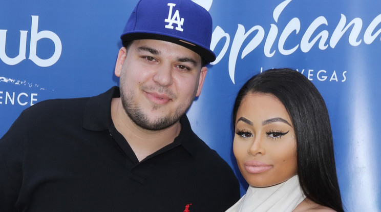 Rob Kardashian és volt barátnője, Blac Chyna/Fotó:Northfoto