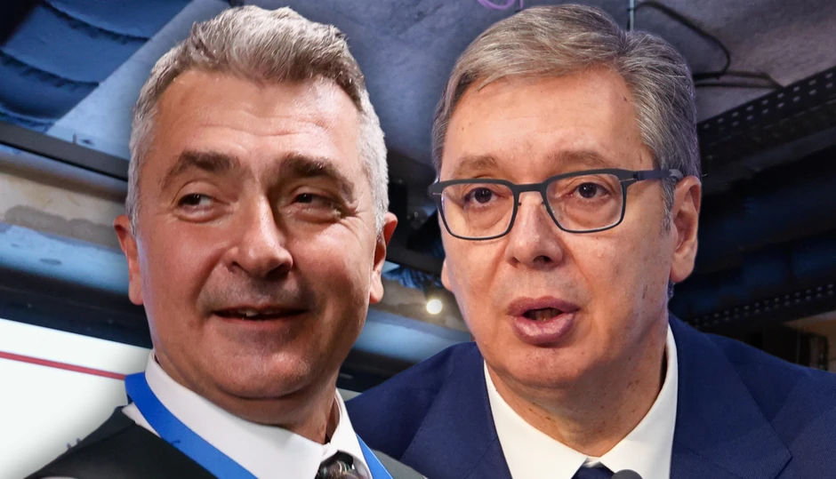 Ilija Srdanović i Aleksandar Vučić