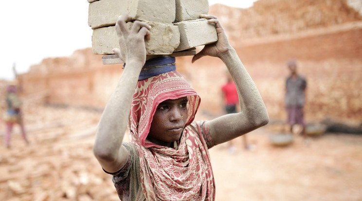 Női munka Bangladesben / Fotó: MTI