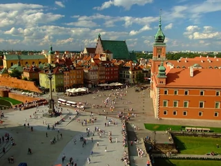 Warszawa, widok na stare miasto