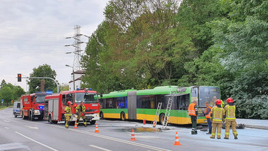 W Poznaniu palił się autobus komunikacji miejskiej. Komisja MPK bada przyczyny pożaru