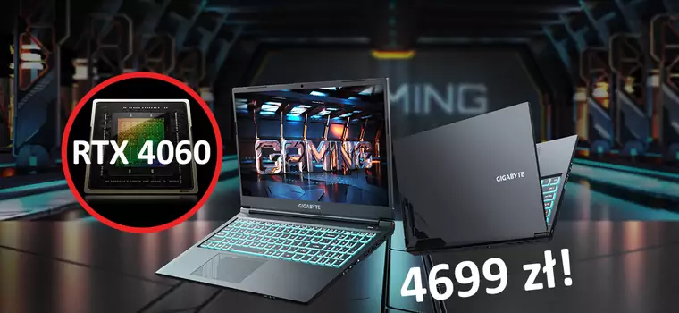 Szukasz laptopa do gier? Ten notebook z RTX 4060 ma teraz świetną cenę!