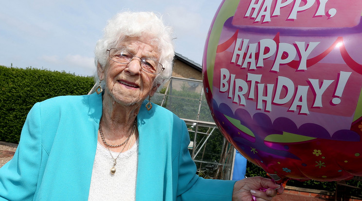 A 102 éves néni elárulta a hosszú élet titkát /Fotó: Northfoto