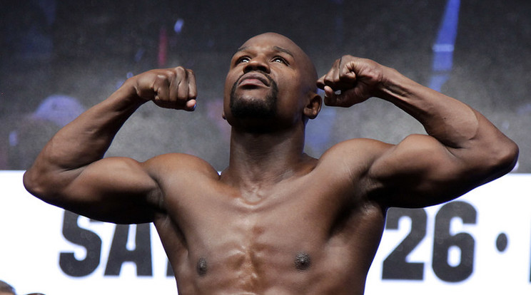 Floyd Mayweather/Fotó: AFP