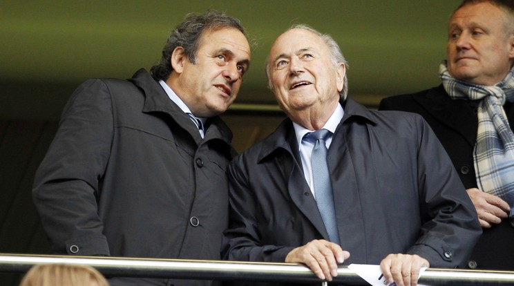 Blatter és Platini/ Fotó: AFP