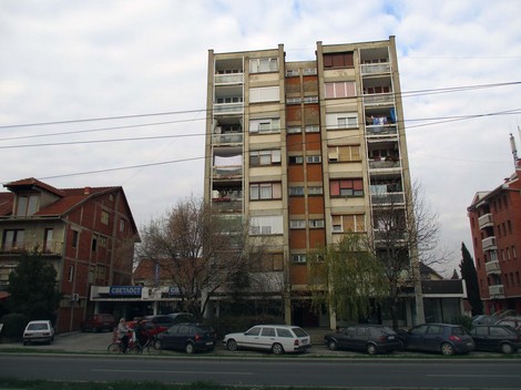 Zgrada u Bulevaru Cara Kosntantina u kojoj se desilo razbojništvo