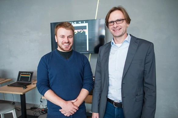 Artur Długosz (po prawej) – ekspert ds. sztucznej inteligencji w firmie Intel Technology
