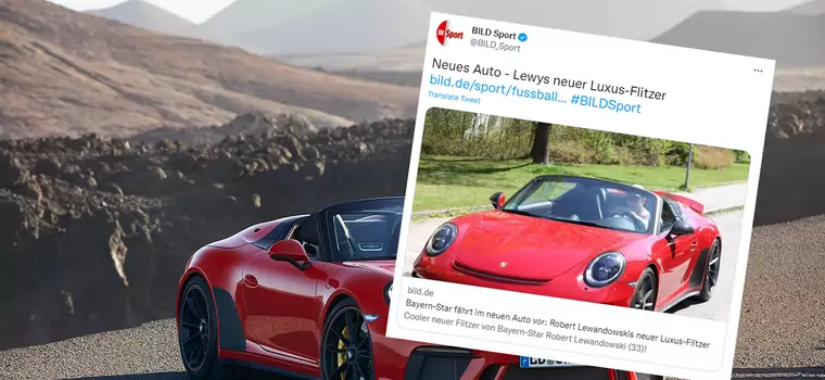 Robert Lewandowski ma nowe Porsche. Przyłapano go w wyjątkowym modelu