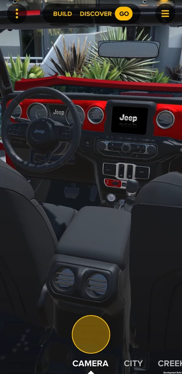 Aplikacja do konfiguracji nowego Jeepa