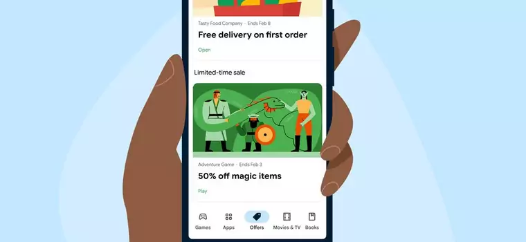 Google Play dostaje nową sekcję. Pozwoli znaleźć najlepsze oferty na aplikacje i gry