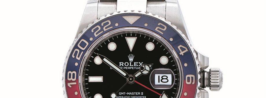 120 tys. zł –  zegarek Rolex GMT Master II