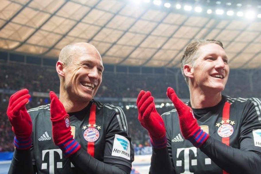 Arjen Robben i Bastian Schwiensteiger