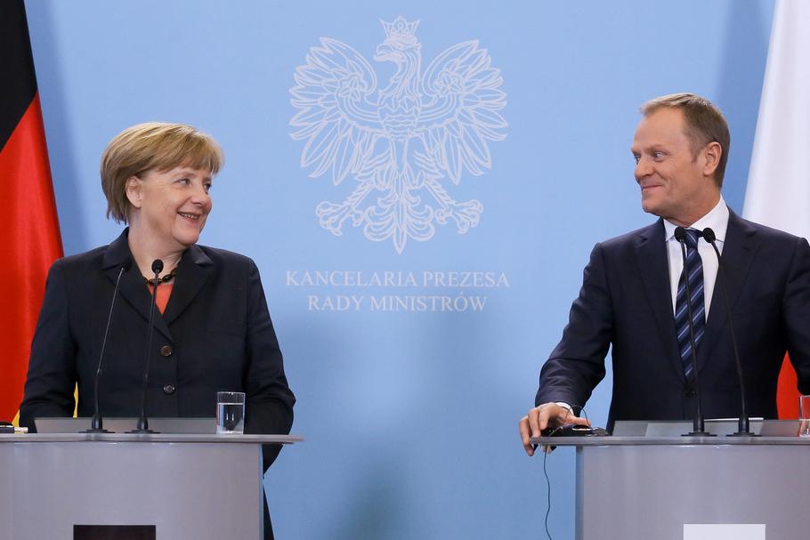 Angela Merkel i Donald Tusk