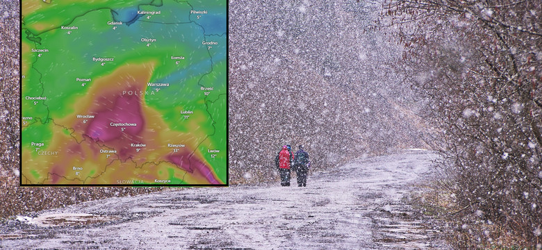 Pogoda na dziś. Przejdą ulewy i burze, a potem zacznie wracać zima. Alert Łowców Burz