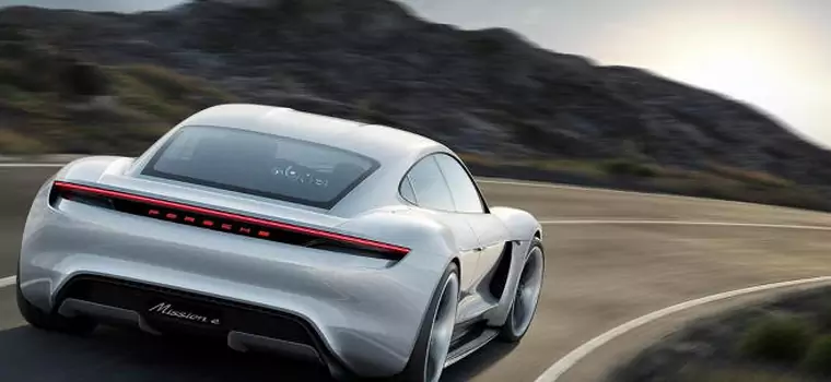 Porsche Mission E dostrzeżone na ulicy