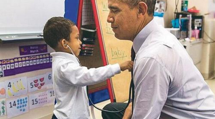 Általános iskolás vizsgálta Obamát
