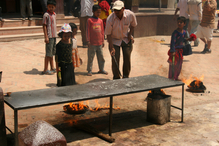 Nepal - Kathmandu, wszystkowidzące oczy Buddy