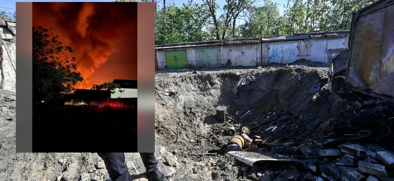 Nocny atak na rafinerię. Ukraińskie drony uszkodziły rosyjskie cysterny