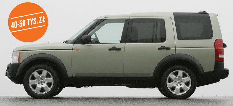 Land Rover Discovery III: polecana wersja 2.7 TD/190 KM; 2006 r.
Cena: 49 900 zł