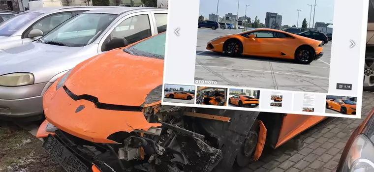 Słynne Lamborghini Huracan z Warszawy na sprzedaż za ponad 1 mln zł. "Zostało naprawione, jak należy"