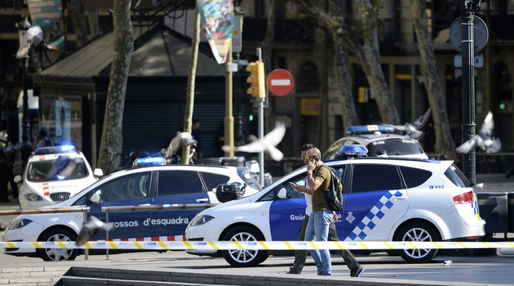 Barcelonában és Cambrils-ben is merényletet követtek el a terroristák /Fotó: AFP