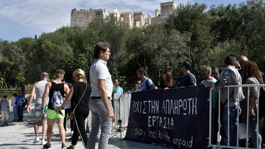 Z powodu strajku strażników zamknięty Akropol i inne greckie muzea
