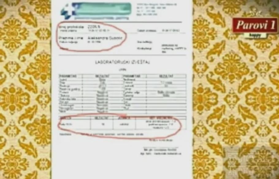 Test Aleksandre Subotić na trudnoću je pozitivan