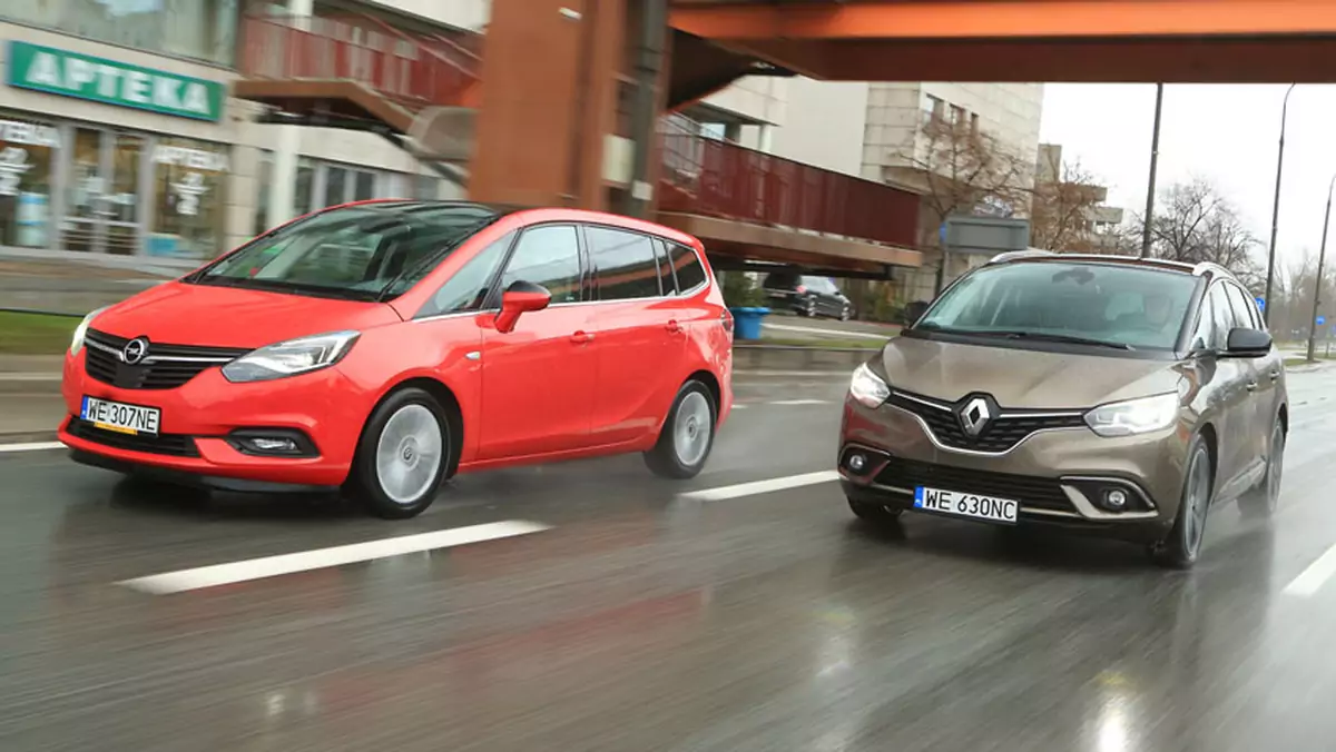 Renault Grand Scenic kontra Opel Zafira - który van jest lepszy dla rodziny?