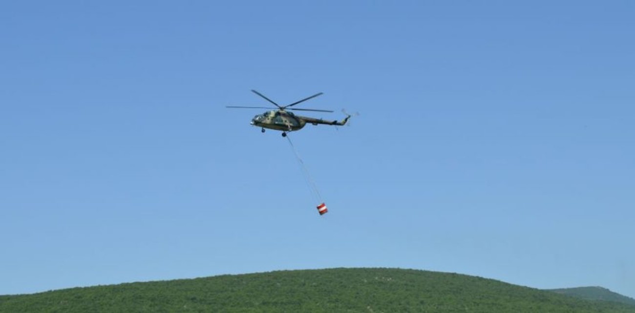 Helikopter Oru Anih Snaga Bih Anga Ovan Na Ga Enju Po Ara Kod Konjica