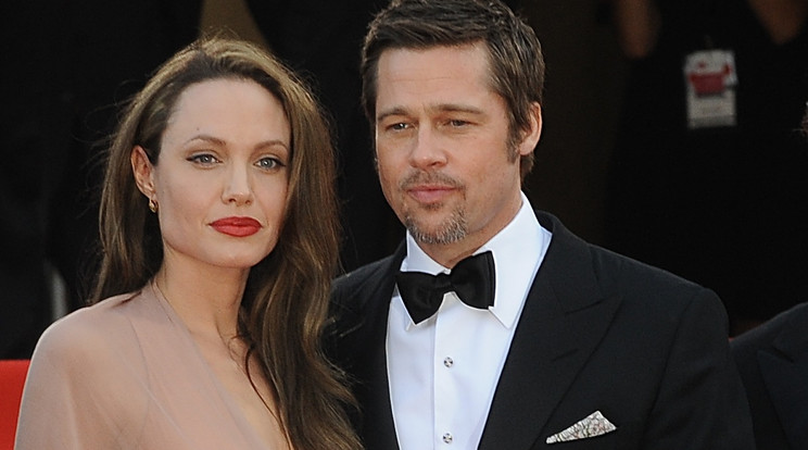 Angelina Jolie és Brad Pitt a cannesi filmfesztiválon/Fotó:Northfoto