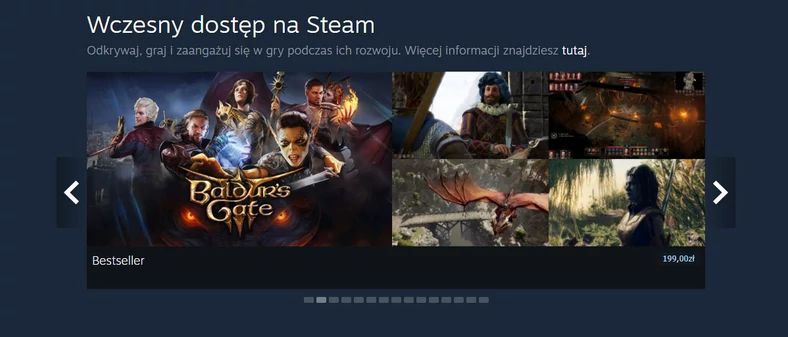 Wczesny dostęp na Steamie