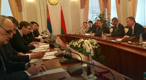 Sastanak srpske i beloruske delegacije u Minsku