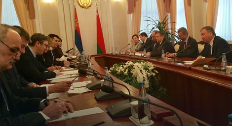 Sastanak srpske i beloruske delegacije u Minsku