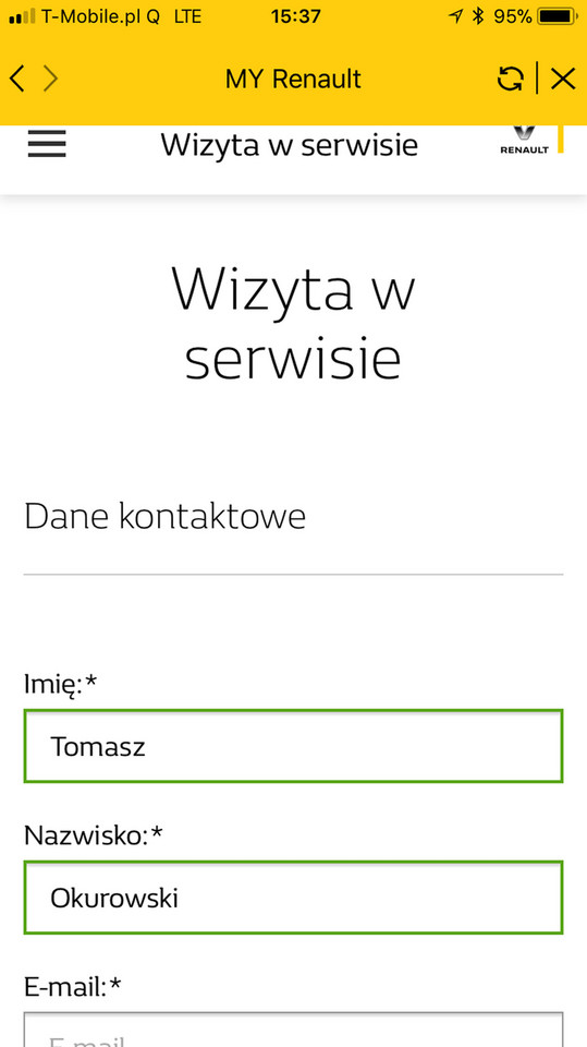 Jak umówić wizytę w serwisie?