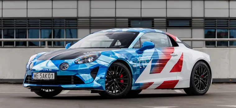 Alpine A110 S US Racing 2023. Taki samochód jest tylko jeden na świecie. Już go testowałem