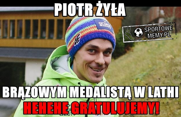 Piotr Żyła brązowym medalistą MŚ - memy