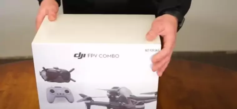 Dron typu FPV firmy DJI pokazał się na przecieku. Jest wideo