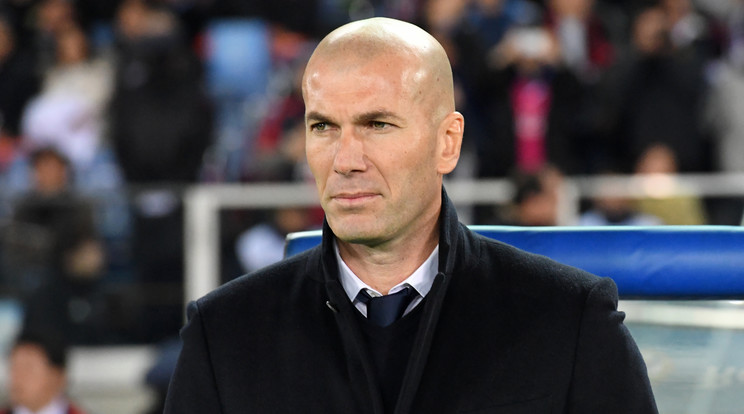 Zidane megdolgozott a sikerért /Fotó: AFP