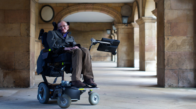 Stephen Hawking 76 éves volt /Fotó: AFP