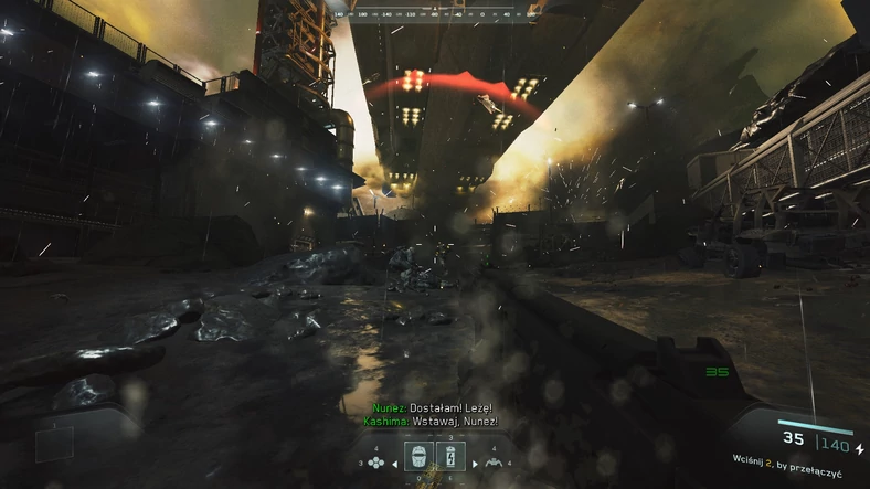 Call of Duty: Infinite Warfare - Płonąca woda: Rafineria - bardzo niskie