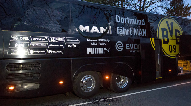 Még mindig nem tisztázódott, hogy ki robbantott Dortmundban/Fotó: AFP