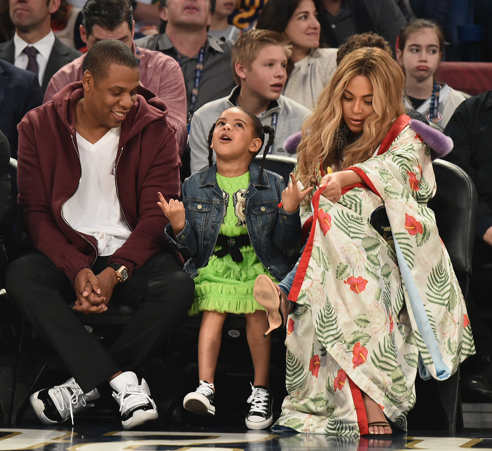 Beyonce i Jay Z z córką